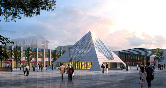 盖州金字塔网架